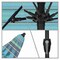 California Umbrella 7.5' Bronze Aluminum Market Patio Umbrella, Sunbrella Dolce Oasis 194061336366 - alternate 2